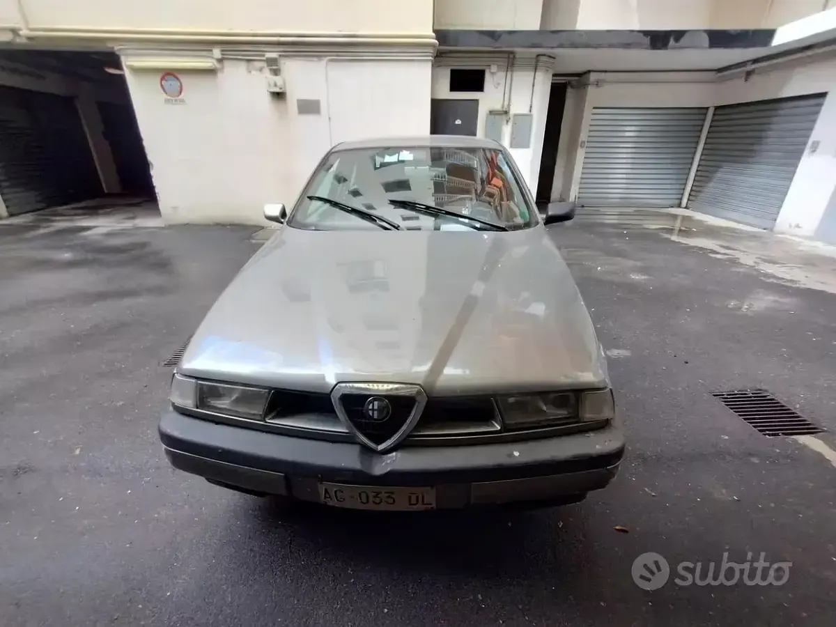Usata Alfa Romeo 155 126 CV (92 kW) 1995 Giallo Berlina