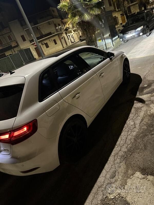Usata Audi A3 150 CV (110 kW) 2019 Bianco Berlina