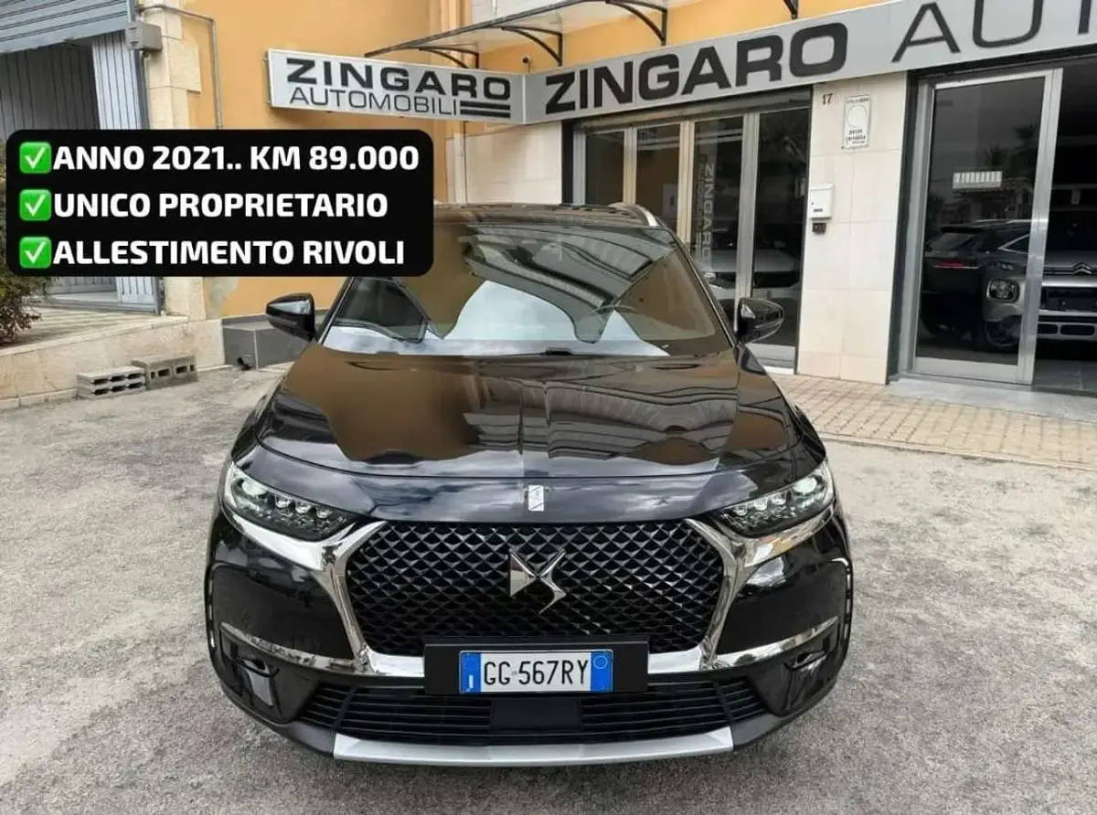 Usata DS Automobiles DS7 Crossback Rivoli 131 CV (96 kW) 2021 Nero SUV