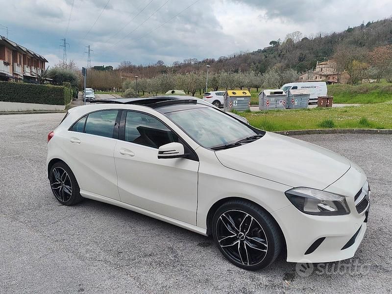 Usata Mercedes A180 Executive 109 CV (80 kW) 2015 Bianco Berlina