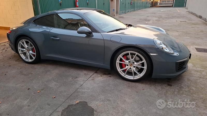 Usata Porsche 991 420 CV (308 kW) 2016 Blu/azzurro Coupé