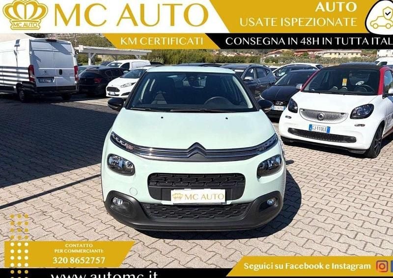 Usata Citroën C3 PureTech 82 CV (60 kW) 2019 Verde Utilitaria