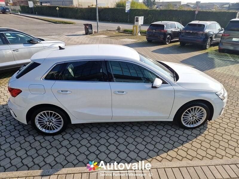 Usata Audi A3 Sportback Advanced 204 CV (150 kW) 2021 Bianco Utilitaria