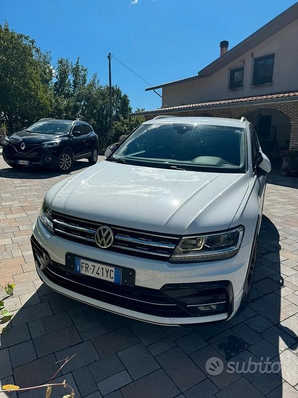 Usata VW Tiguan Sportline 125 CV (91 kW) 2018 Bianco SUV