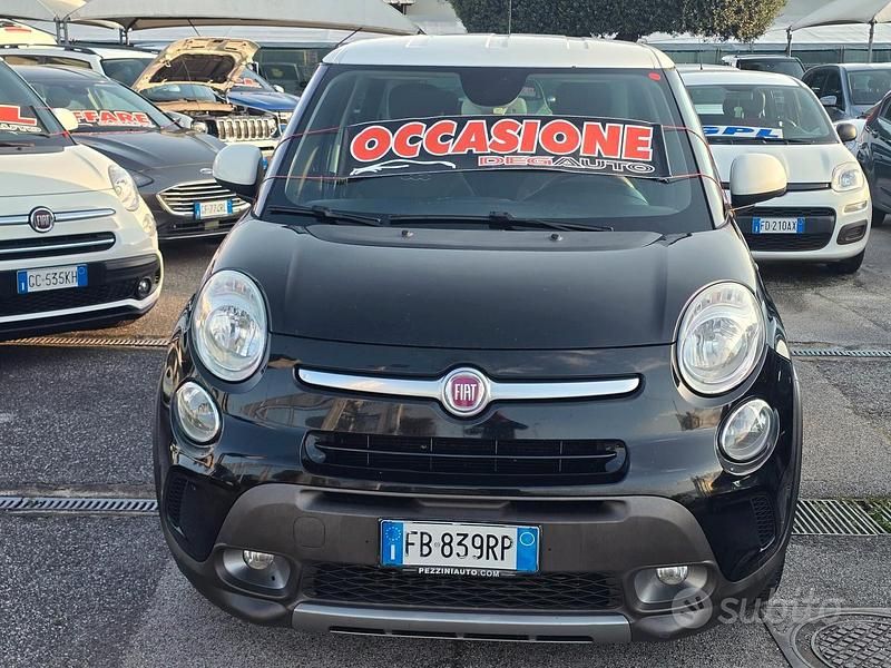 Usata Fiat 500L Trekking 120 CV (88 kW) 2014 Nero Monovolume