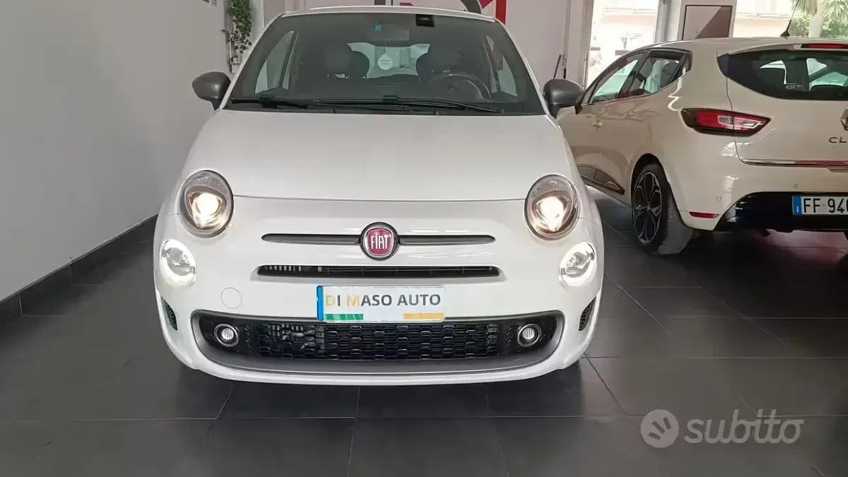Usata Fiat 500 S 105 CV (77 kW) 2018 Bianco Berlina