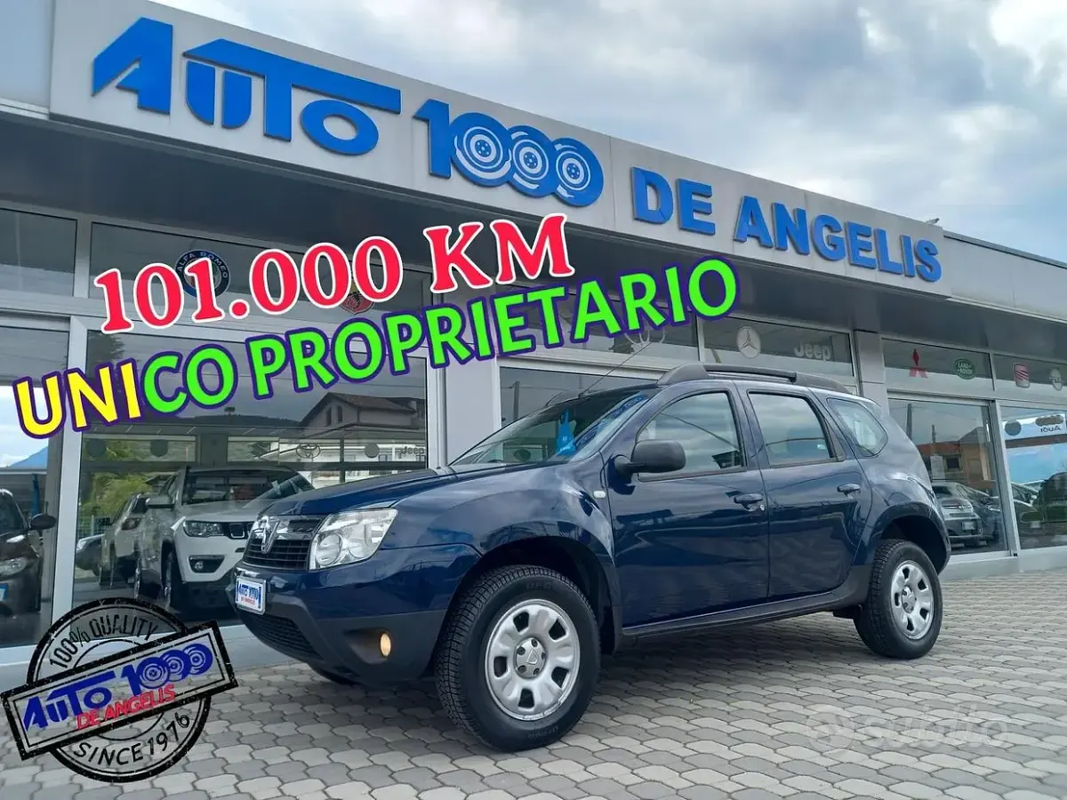 Usata Dacia Duster 90 CV (66 kW) 2013 Blu SUV