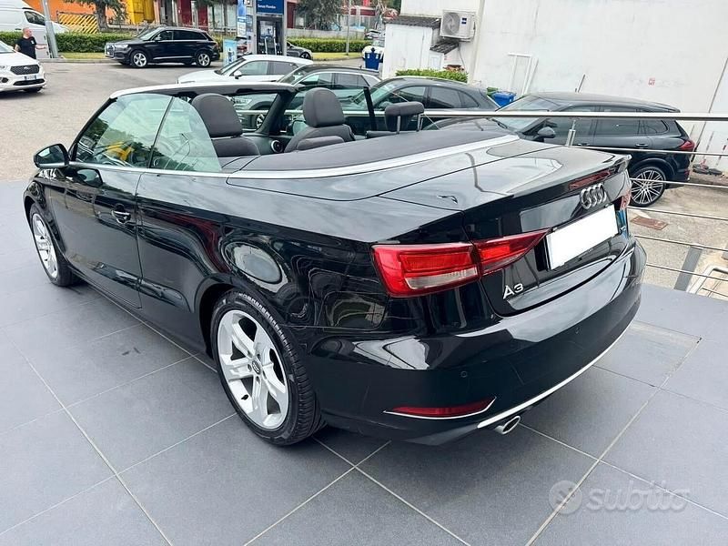 Usata Audi A3 Cabriolet Sport 116 CV (85 kW) 2018 Nero Cabrio