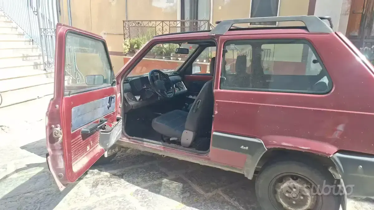 Usata Fiat Panda 4x4 1994 Rosso Utilitaria