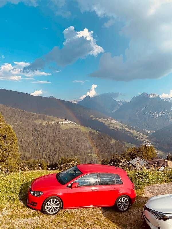 Usata VW Golf VII Highline 125 CV (91 kW) 2016 Rosso Berlina