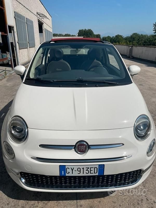 Usata Fiat 500C Lounge 2016 Bianco Cabrio