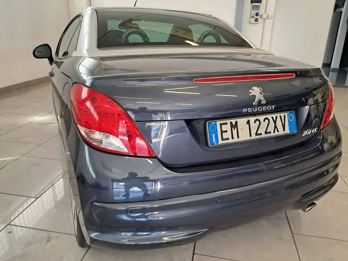 Usata Peugeot 207 CC 120 CV (88 kW) 2012 Blu/azzurro Cabrio