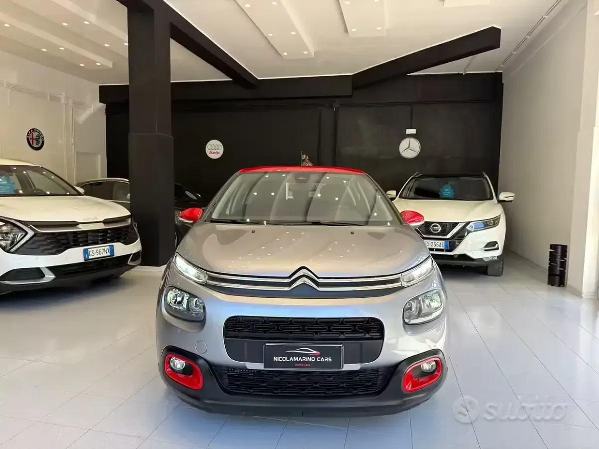 Usata Citroën C3 Shine 102 CV (75 kW) 2019 Grigio Utilitaria