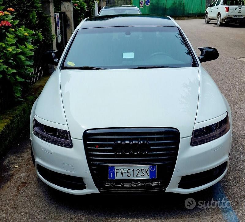 Usata Audi A6 S-Line 232 CV (170 kW) 2009 Bianco Berlina