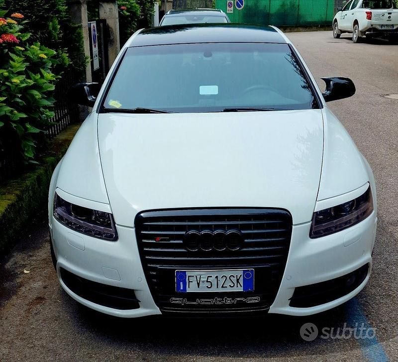 Usata Audi A6 S-line plus 232 CV (170 kW) 2009 Bianco Berlina
