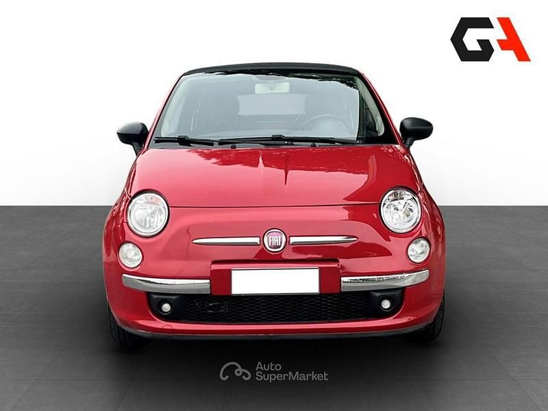 Usata Fiat 500C Lounge 69 CV (50 kW) 2011 Rosso Cabrio