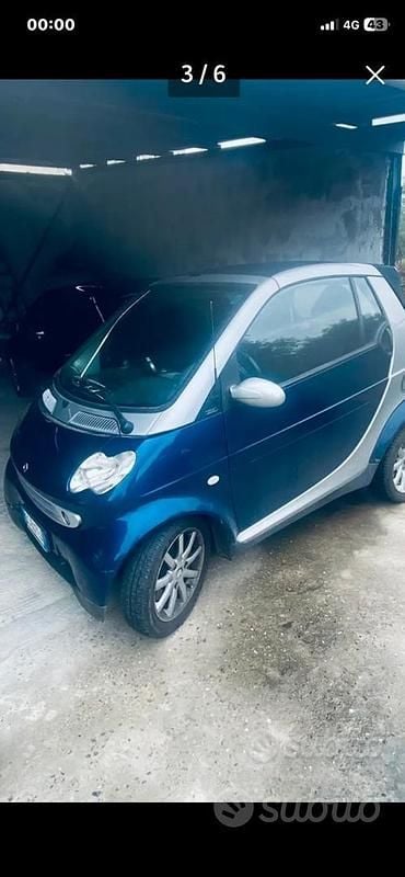 Usata Smart ForTwo Cabrio 45 CV (33 kW) 2007 Blu Cabrio