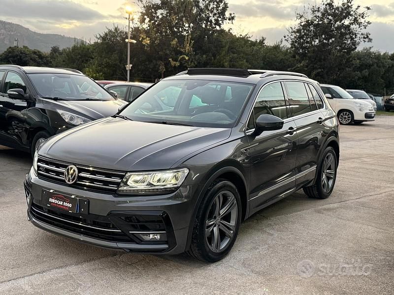 Usata VW Tiguan R-line 150 CV (110 kW) 2018 Grigio SUV