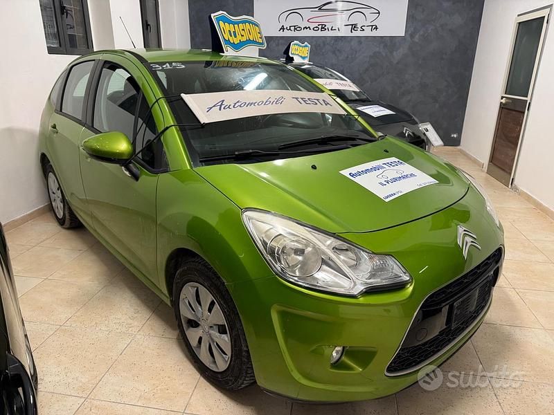 Usata Citroën C3 Attraction 68 CV (50 kW) 2011 Verde Berlina