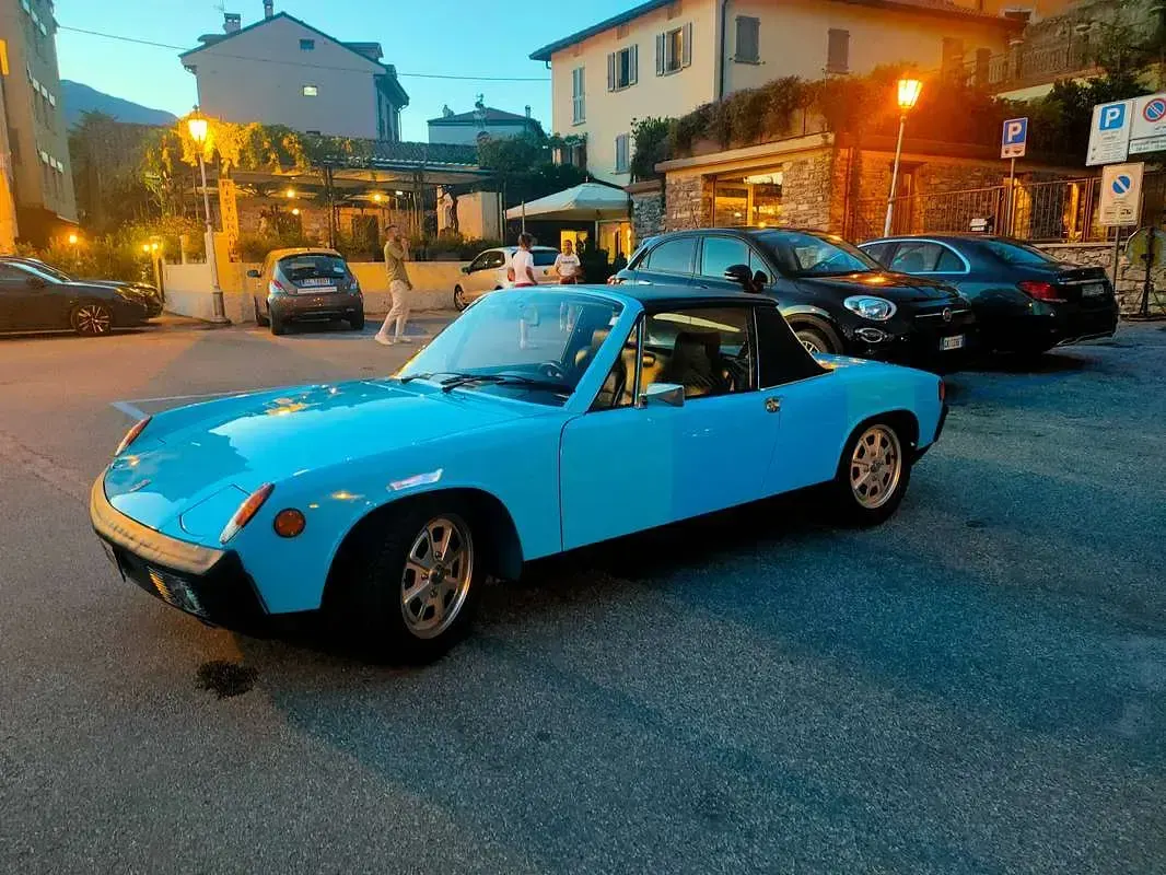 Usata Porsche 914 101 CV (74 kW) 1974 Blu/azzurro Cabrio