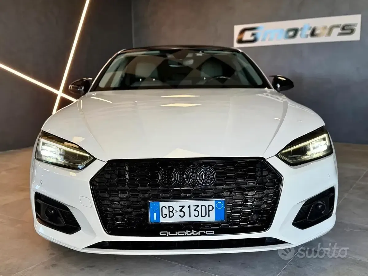 Usata Audi A5 Business 190 CV (139 kW) 2018 Bianco Coupé