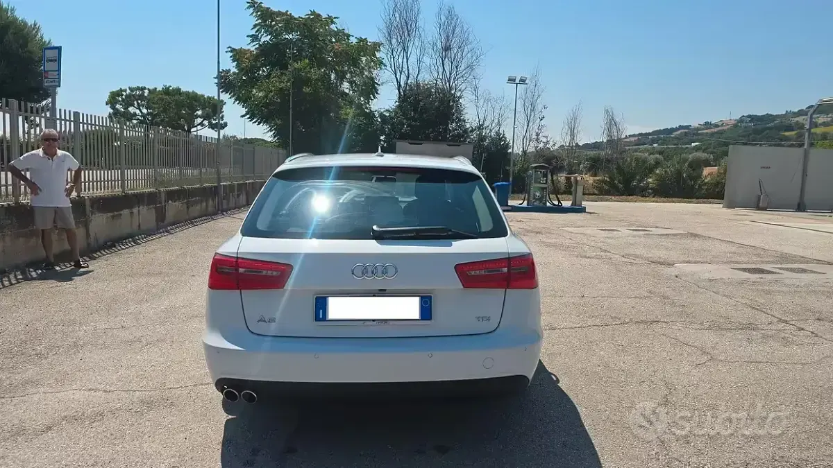 Usata Audi A6 190 CV (139 kW) 2014 Bianco Station wagon