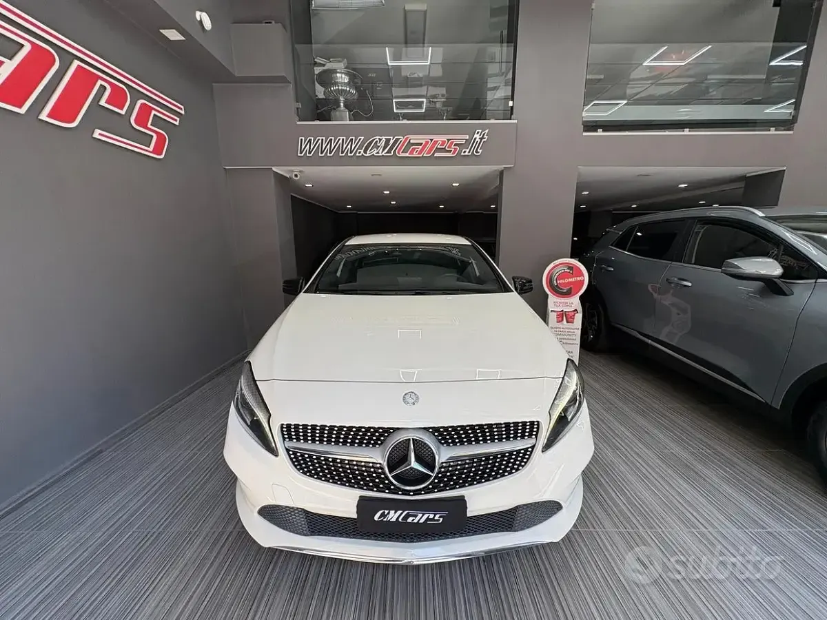 Usata Mercedes A180 109 CV (80 kW) 2017 Bianco Berlina