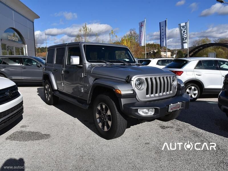 Argento Usata 2021 Jeep Wrangler Unlimited Overland SUV | 49.900 € (Buon prezzo) - Immagine 1/4