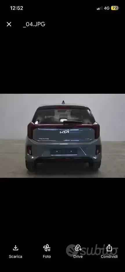 Usata Kia Picanto GT-Line 63 CV (46 kW) 2025 Verde Utilitaria