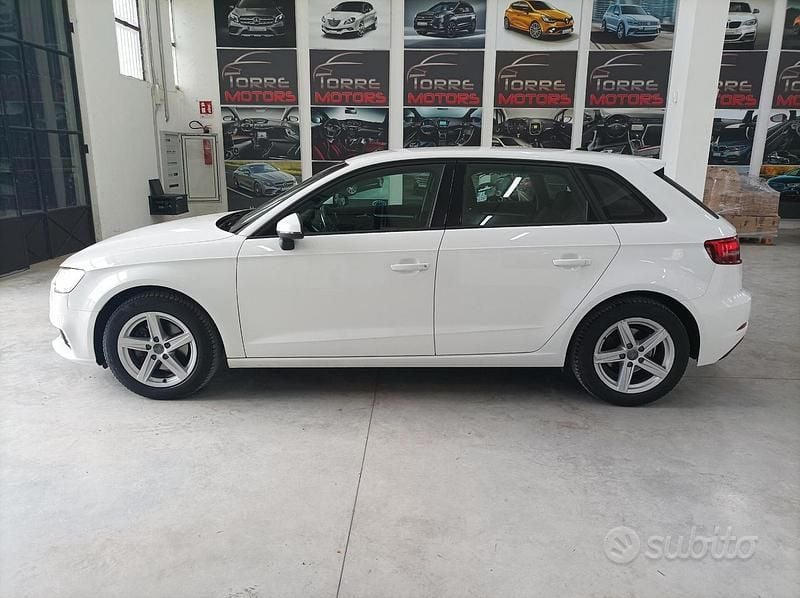 Usata Audi A3 Ambiente 116 CV (85 kW) 2018 Bianco Berlina