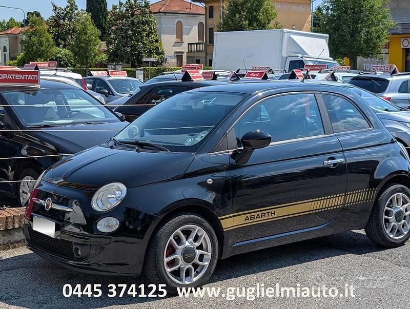 Usata Fiat 500S Sport 100 CV (73 kW) 2007 Nero Utilitaria