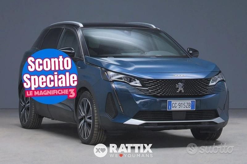 Usata Peugeot 3008 GT 300 CV (220 kW) 2021 Blu celebes SUV