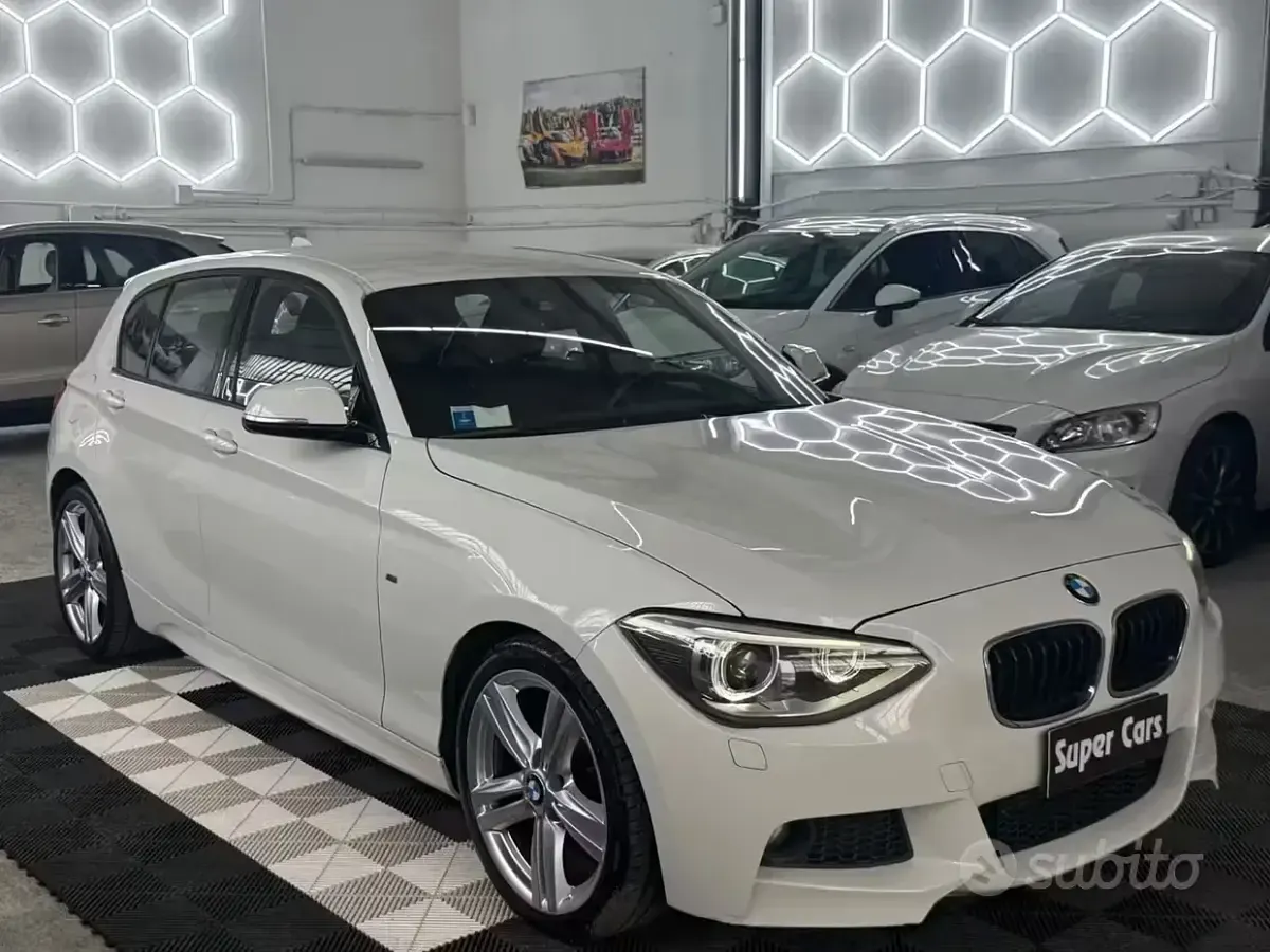 Usata BMW 116 M Sport 116 CV (85 kW) 2015 Bianco Utilitaria