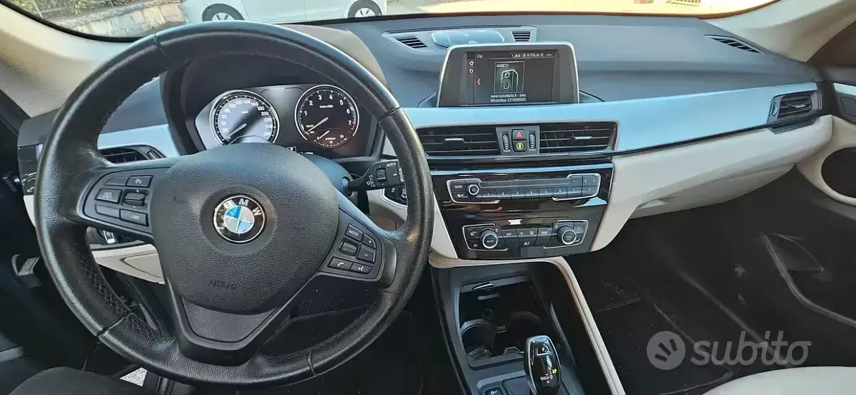 Usata BMW X1 Efficient Dynamics 190 CV (139 kW) 2019 Bluazzurro SUV