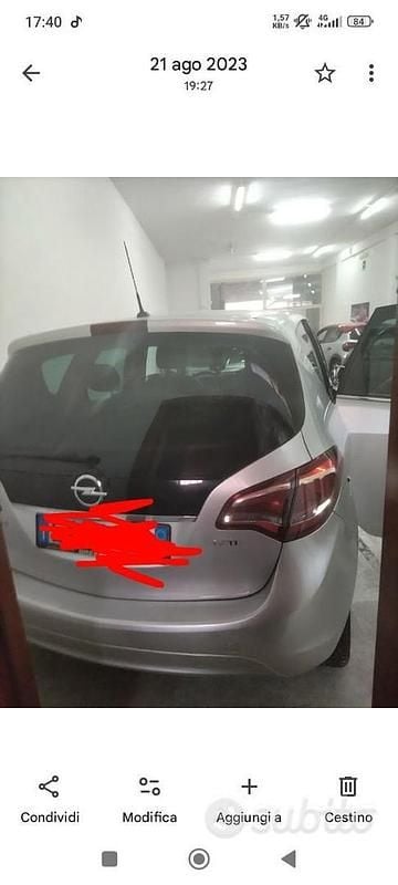 Usata Opel Meriva 110 CV (80 kW) 2014 Grigio Monovolume
