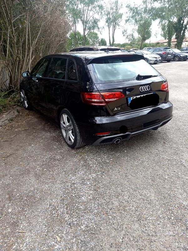 Usata Audi A3 S-Line 116 CV (85 kW) 2018 Nero Berlina