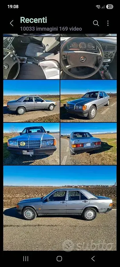 Usata Mercedes 190 90 CV (66 kW) 1987 Berlina