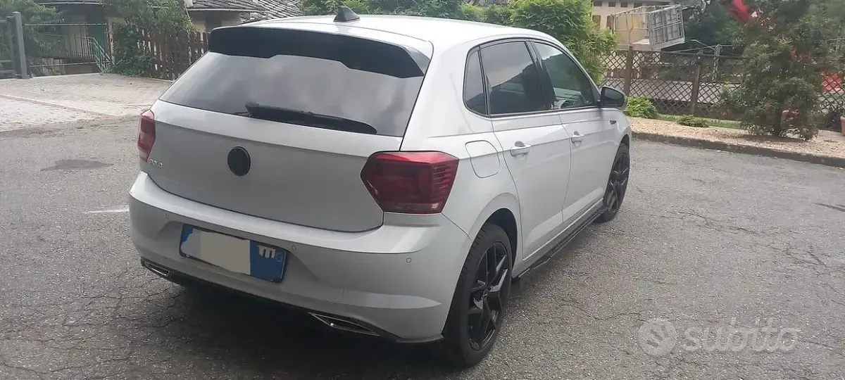 Usata VW Polo R-line 95 CV (69 kW) 2020 Bianco Utilitaria