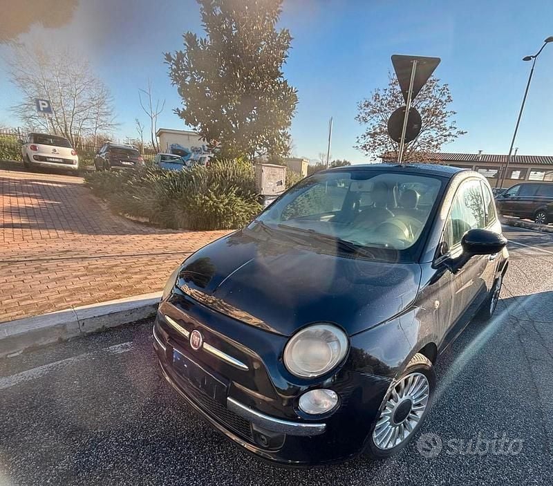 Usata Fiat 500 Lounge 100 CV (73 kW) 2010 Blu Berlina