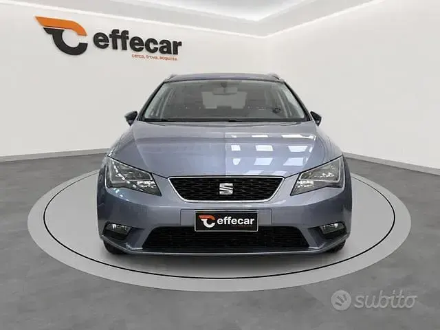 Usata Seat Leon ST Style 110 CV (80 kW) 2016 Grigio Station wagon