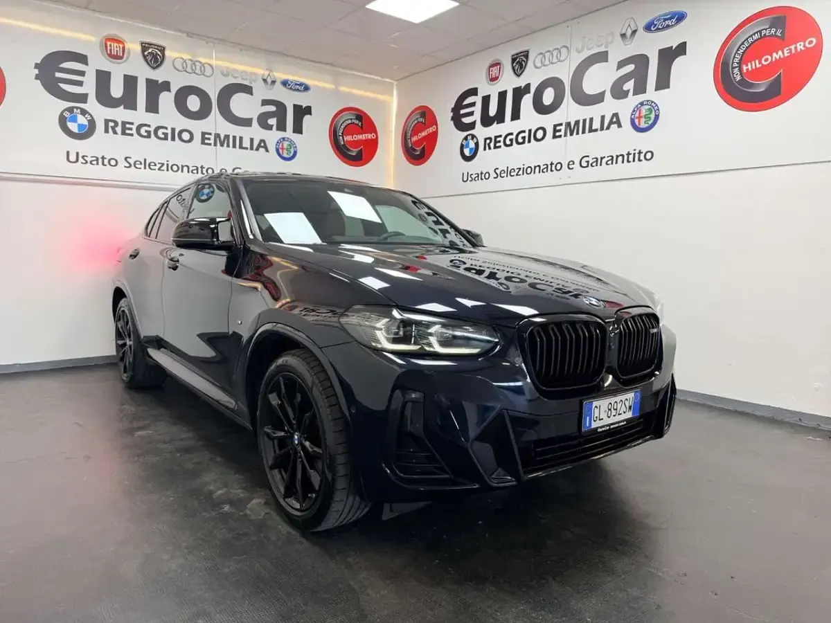 Usata BMW X4 Sport Line 340 CV (250 kW) 2022 Blu/azzurro SUV