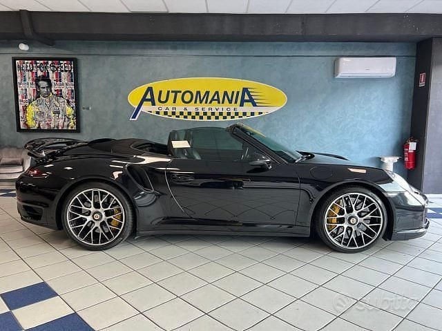 Usata Porsche 911 Turbo S Cabriolet 560 CV (411 kW) 2014 Nero Cabrio
