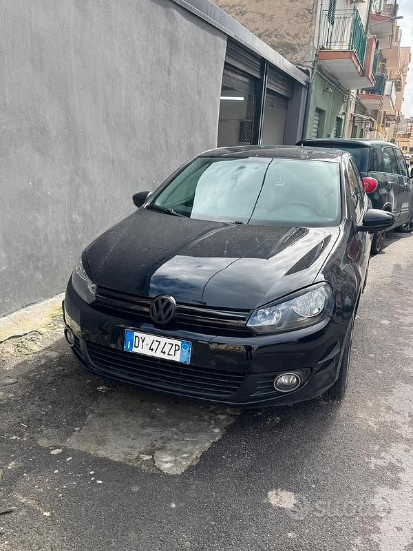 Usata VW Golf VI 110 CV (80 kW) 2009 Nero Utilitaria