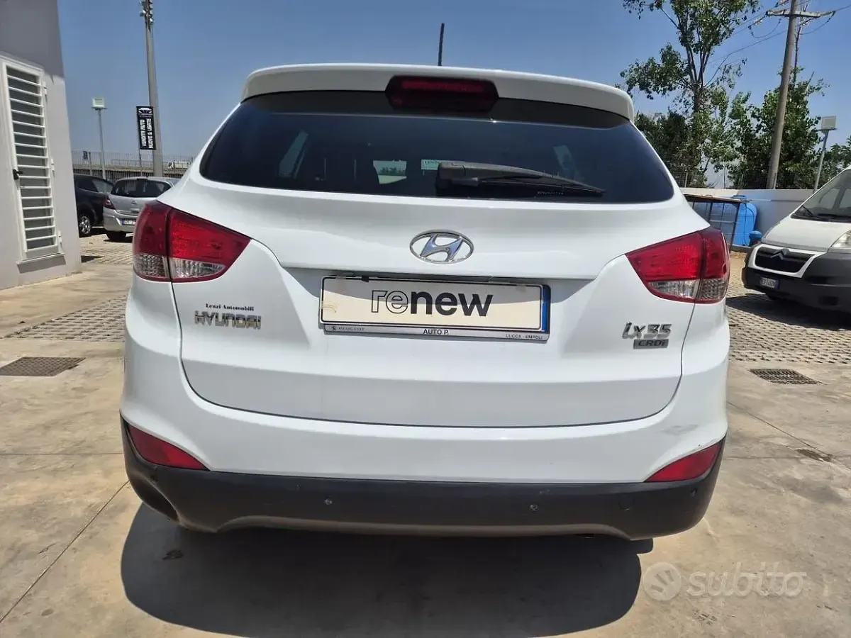 Usata Hyundai ix35 Comfort 136 CV (100 kW) 2010 Bianco SUV