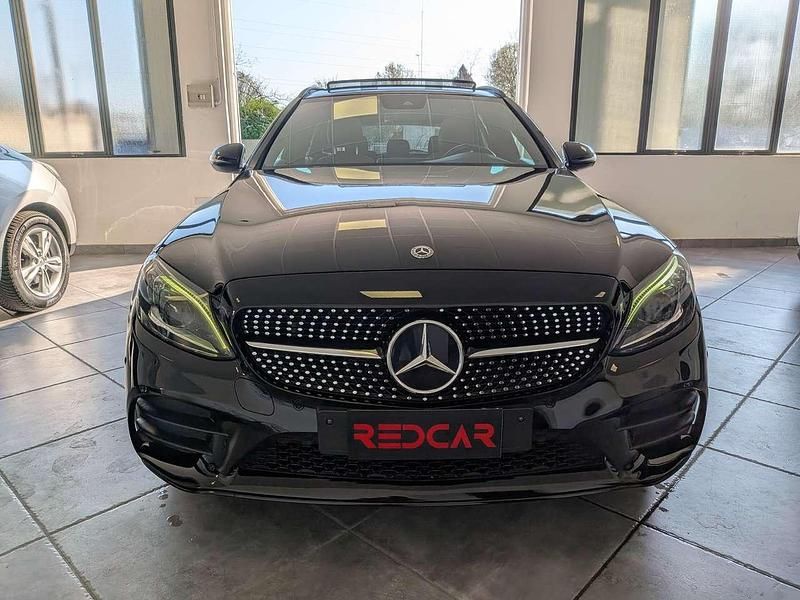 Usata Mercedes C220 Premium 194 CV (142 kW) 2020 Nero Station wagon