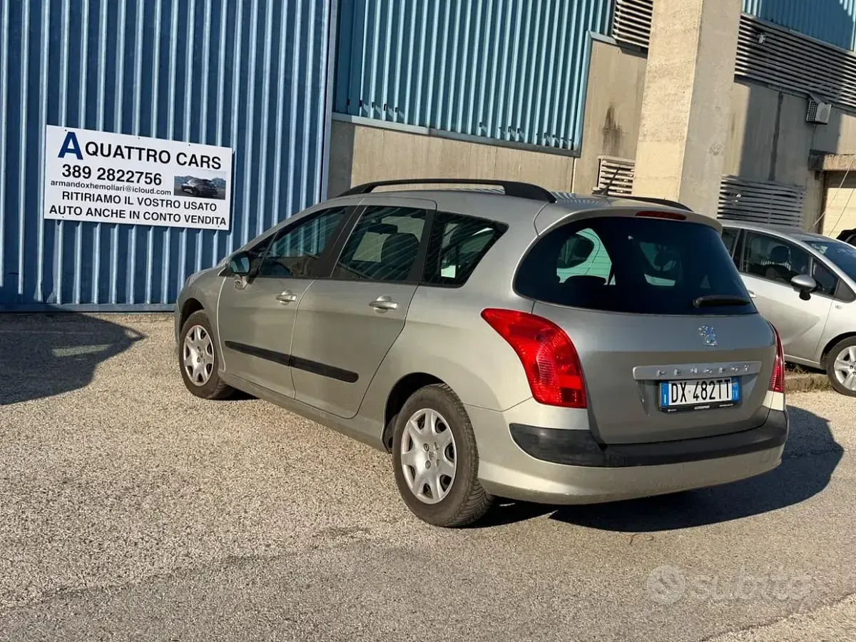 Usata Peugeot 308 Premium 90 CV (66 kW) 2009 Grigio Station wagon