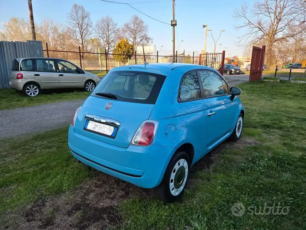 Usata Fiat 500 69 CV (50 kW) 2014 Blu Berlina