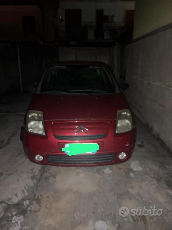 Usata Citroën C2 2008 Rosso Utilitaria