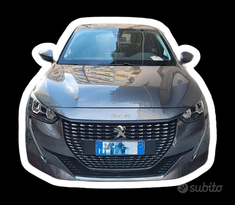 Usata Peugeot 208 102 CV (75 kW) 2021 Grigio Utilitaria