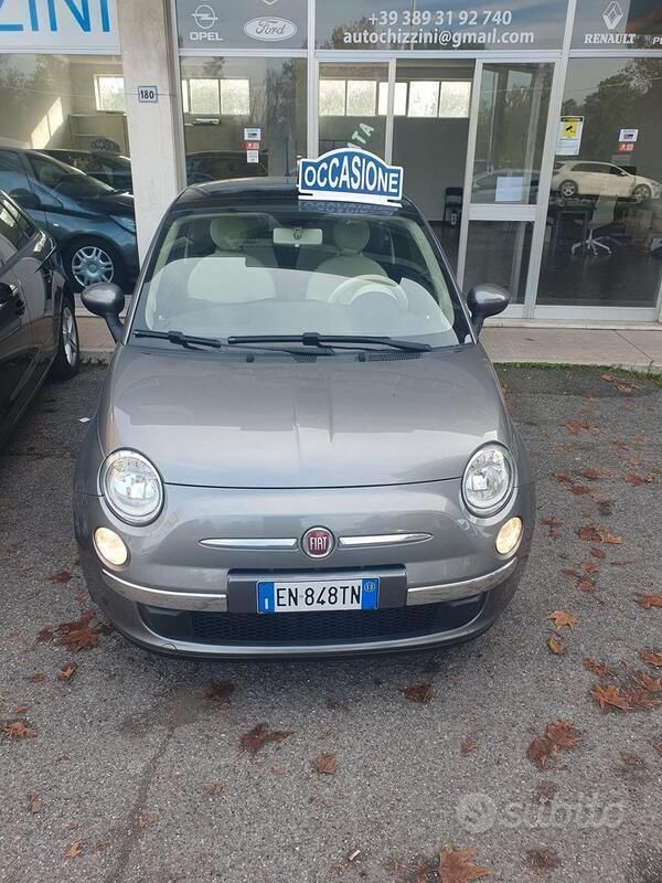 Usata Fiat 500 Lounge 69 CV (50 kW) 2013 Grigio Berlina